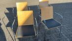 Vergader / Kantoor stoelen hout met chroom 30st., Huis en Inrichting, Stoelen, Ophalen, Gebruikt, Zwart, Vijf, Zes of meer stoelen