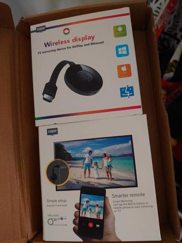 2x Chromecast Nieuw in Verpakking beschikbaar voor biedingen