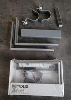 Kastopruiming: IKEA BETYDLIG Gordijnroede Ondersteuning, Huis en Inrichting, Ophalen of Verzenden, Nieuw, Grijs, Modern