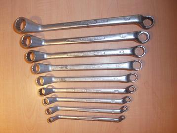 Zgan grote GEDORE ring-ringsleutel set. beschikbaar voor biedingen