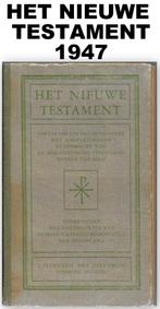 HET NIEUWE TESTAMENT UITGEGEVEN IN 1947, Ophalen of Verzenden, Gebruikt, Kaart of Prent
