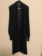 Miss etam Donkerblauw Ajour Gebreid Lang Vest, Blauw, Maat 46/48 (XL) of groter, Ophalen of Verzenden, Zo goed als nieuw