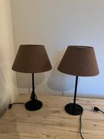 Set van 2 Tafel Lampen, Ophalen, Zo goed als nieuw, Metaal, Minder dan 50 cm