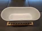 Xenz Friso 180x80x60 vrijstaand bad glans wit met whirlpool, Verzenden, Nieuw, Chroom, Bad