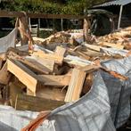 Droog brandhout haardhout kachelhout, los gestort, Tuin en Terras, Haardhout, 6 m³ of meer, Ophalen, Overige houtsoorten, Blokken