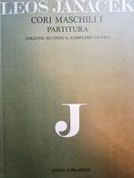 Janáček - Cori Maschili I - Partituur Mannenkoor, Ophalen of Verzenden, Zo goed als nieuw, Artiest of Componist, Zang