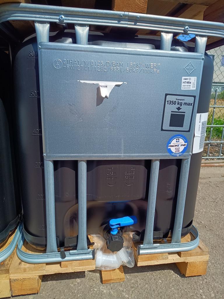 IBC 600 ltr zwart, Zakelijke goederen, Partijgoederen en Retail | Verpakking en Verzending, Ophalen
