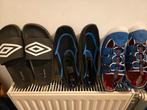 3 Paar Schoenen voor €5, Slippers, Zwart, Umbro, Ophalen of Verzenden