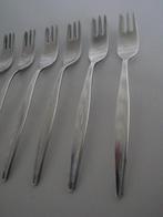 14 stuks verzilverd Nieuwpoort 90 taartvorkje 12 cm 1960 p s, Antiek en Kunst, Ophalen of Verzenden