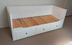 Ikea Hemnes bed, Ophalen, Eenpersoons, Wit, Zo goed als nieuw
