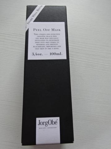 Jorgobé Peel off mask + white tea balancing cream / NIEUW beschikbaar voor biedingen
