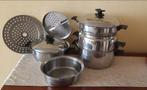 Pannentset van Renaware, Huis en Inrichting, Keuken | Potten en Pannen, Ophalen of Verzenden, Zo goed als nieuw, Rvs