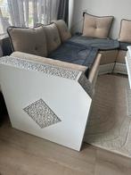 Marokkaanse Sedari Hoekbank + Tafel - Zo Goed Als Nieuw!, Huis en Inrichting, Banken | Bankstellen, 250 tot 300 cm, Hoekbank, 75 tot 100 cm