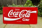 Origineel Coca Cola metalen reclamebord, Ophalen of Verzenden, Gebruikt, Reclamebord