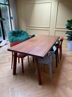Montis Doble massief walnoten design tafel (200cm x 90cm), Huis en Inrichting, Tafels | Eettafels, Ophalen, Zo goed als nieuw