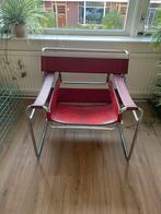 Wassily chair - Marcel Breuer - Bauhaus, Huis en Inrichting, Stoelen, Ophalen, Leer, Eén, Rood