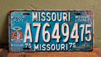 Missouri Metalen Bord - 30x15 cm, Ophalen of Verzenden, Nieuw, Auto's