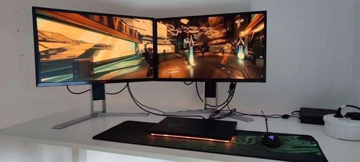 2x Gaming Monitor | 27", 1440p, G-SYNC, IPS (AG271QG), Computers en Software, Monitoren, Zo goed als nieuw, 151 t/m 200 Hz, DisplayPort