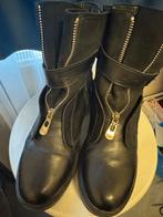 Leren Laarzen - één keer gedragen!, Kleding | Dames, Schoenen, Ophalen, Zo goed als nieuw, Zwart, Lage of Enkellaarzen