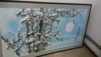 Antiek aquarel China 150cmx75cm, Antiek en Kunst, Ophalen of Verzenden