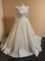 38-40 maat prinses model bruidsjurk, Trouwjurk, Wit, Ozlem__bahadir@hotmail.com, Ophalen of Verzenden