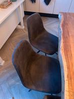 6 Grijze Kuipstoeltjes in Goede Staat, Huis en Inrichting, Stoelen, Ophalen, Kunststof, Zo goed als nieuw, Grijs