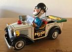 Blikken speelgoed tin toys policecar, Ophalen