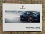 Brochure Porsche Cayman 981 Tequipment Nederlandstalig 2013, Nieuw, Porsche, Ophalen of Verzenden, Porsche