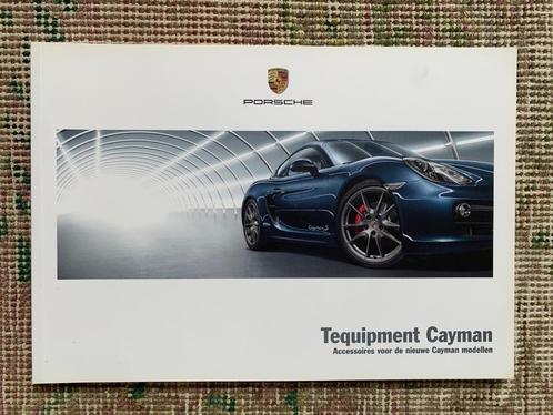 Brochure Porsche Cayman 981 Tequipment Nederlandstalig 2013, Boeken, Auto's | Folders en Tijdschriften, Nieuw, Porsche, Ophalen of Verzenden