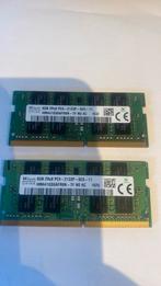 16GB DDR4 SODIMM Geheugenmodules 2133 MHz (2x8 GB), DDR4, Ophalen of Verzenden, Zo goed als nieuw, Laptop