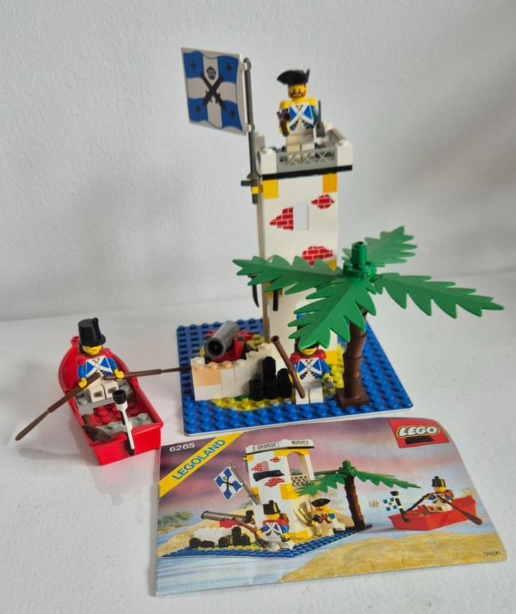 Vintage lego. Piraten 6265. Sabre Island. (1)., Kinderen en Baby's, Speelgoed | Duplo en Lego, Gebruikt, Lego, Complete set, Ophalen of Verzenden