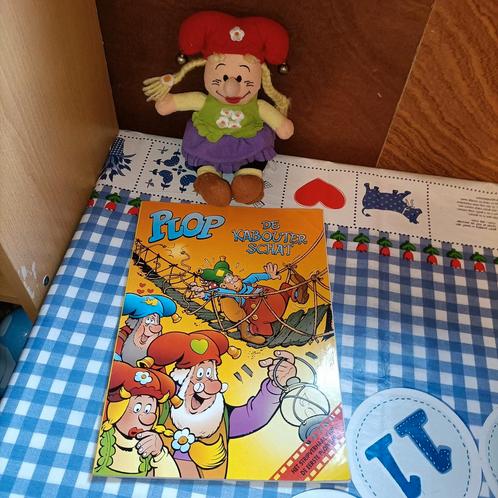 Kabouter Kwebbel knuffel 23 cm + stripboek Kabouter Plop, Kinderen en Baby's, Speelgoed | Knuffels en Pluche, Ophalen of Verzenden