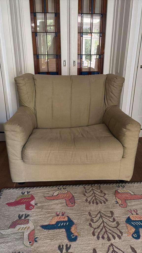 Skyhigh Gelderland love seat, Huis en Inrichting, Banken | Sofa's en Chaises Longues, Gebruikt, Tweepersoons, Minder dan 150 cm