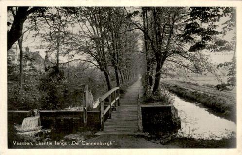 Vaassen - Laantje langs de Cannenburgh, Verzamelen, Ansichtkaarten | Nederland, Gelopen, Gelderland, 1920 tot 1940, Ophalen of Verzenden