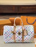 Louis Vuitton X Takashi Murakami Keepall 45 Tas, Ophalen of Verzenden, Nieuw, Wit, Overige typen