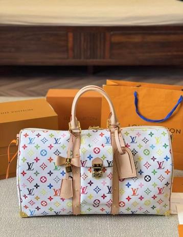 Louis Vuitton X Takashi Murakami Keepall 45 Tas beschikbaar voor biedingen