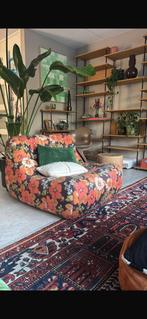 HK livingLazy Lounge Outdoor fauteuil bungalow, oranje bruin, Ophalen, Minder dan 75 cm, Nieuw, Retro/ vintage