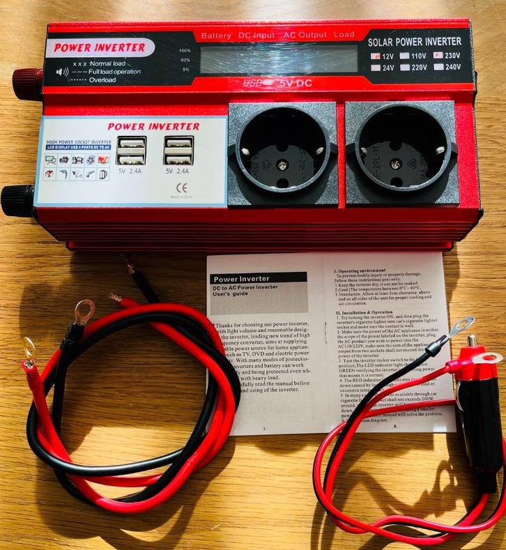 Omvormer 4000W, Caravans en Kamperen, Camper-accessoires, Zo goed als nieuw, Ophalen of Verzenden