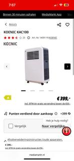 Koenic KAC100 Mobiele Airco - 1 Zomer Gebruikt, Witgoed en Apparatuur, Airco's, Ophalen, Minder dan 60 m³, Zo goed als nieuw, Koelen en Ontvochtigen