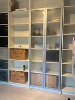 Billy boekenkasten wit, Ophalen, Zo goed als nieuw, 25 tot 50 cm, 200 cm of meer