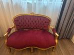 Brocante bankje- pierha, Ophalen, Minder dan 75 cm, Tweepersoons, Hout