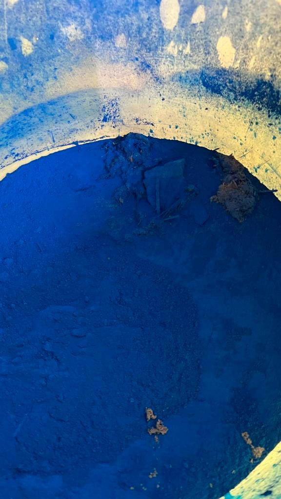 Beton pigmentpoeder groen,blauw,rood,ecru, Doe-het-zelf en Verbouw, Verf, Beits en Lak, Gebruikt, Overige kleuren, Ophalen