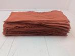 *50 servetten * terracotta * geweven katoen *bruiloft deco, Hobby en Vrije tijd, Feestartikelen, Ophalen of Verzenden, Zo goed als nieuw