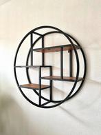 Industrieel rond wandrek, 76 x 20 cm, Huis en Inrichting, Woonaccessoires | Wandplanken en Boekenplanken, Ophalen, Zo goed als nieuw