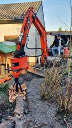 stobben frezen, verwijderen/ tuin bewerken, Tuin- of Vijveraanleg
