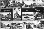 Dieren, brug, toren, veerpont, sluis, oude auto, waterval, Verzamelen, Ansichtkaarten | Nederland, Verzenden, 1960 tot 1980, Gelopen