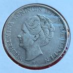 21/2 Gulden Zilver uit 1933 Grof haar van Wilhelmina, Postzegels en Munten, Munten | Nederland, Verzenden, Zilver, Koningin Wilhelmina