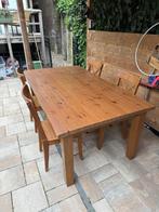 Gratis Eettafel Forsby + 4 stoelen Ikea, Ophalen, Gebruikt, 50 tot 100 cm, 150 tot 200 cm