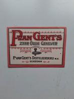 Etiket P.v.Gent zeer oude jenever, Ophalen of Verzenden, Zo goed als nieuw, Overige typen
