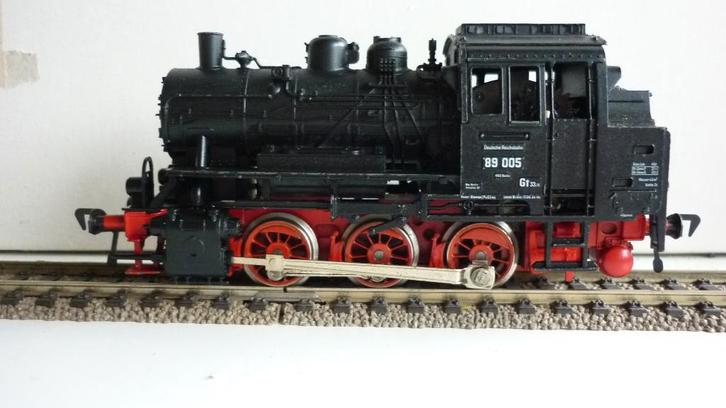 Fleischmann H0 BR 89 005 DR stoomlocomotief, Hobby en Vrije tijd, Modeltreinen | H0, Gebruikt, Locomotief, Gelijkstroom, Fleischmann